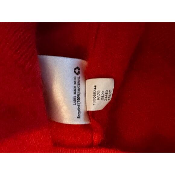 Charter Club Luxury 100% Cashmere Red Sweater Tagged M, Fits XS Holiday Xmas - Picture 7 of 8